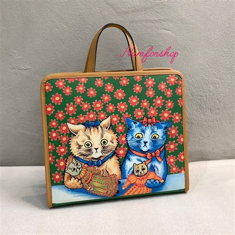 gucci tote kid มือสอง|Gucci kids Kitten Print Tote Bag มือสองสภาพดี.